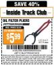 Harbor Freight ITC Coupon PITTSBURGH OIL FILTER PLIERS Lot No. 61477/63666 Expired: 5/5/15 - $5.99