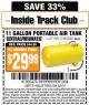 Harbor Freight ITC Coupon CENTRAL PNEUMATIC 11 GALLON PORTABLE AIR TANK Lot No. 65595/69717/63606 Expired: 5/5/15 - $29.99