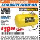 Harbor Freight ITC Coupon 11 GALLON PORTABLE AIR TANK Lot No. 69717/65595 Expired: 10/31/17 - $19.99