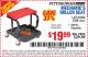 Harbor Freight Coupon MECHANIC'S ROLLER SEAT Lot No. 3338/61653 Expired: 10/1/15 - $19.99