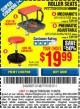 Harbor Freight Coupon MECHANIC'S ROLLER SEAT Lot No. 3338/61653 Expired: 11/30/15 - $19.99