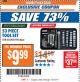 Harbor Freight ITC Coupon 53 PIECE TOOL KIT Lot No. 63339/65976 Expired: 12/12/17 - $9.99