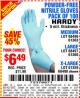 Harbor Freight Coupon HARDY 5 MIL NITRILE POWDER-FREE GLOVES, LIGHT BLUE , 100-PACK Lot No. 64417/64418/68496/61363/68497/61360/68498/61359 Expired: 9/3/15 - $6.49