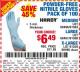 Harbor Freight Coupon POWDER-FREE NITRILE GLOVES PACK OF 100 Lot No. 68496/61363/97581/68497/61360/68498/61359 Expired: 9/15/15 - $6.49