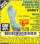 Harbor Freight Coupon POWDER-FREE NITRILE GLOVES PACK OF 100 Lot No. 68496/61363/97581/68497/61360/68498/61359 Expired: 10/1/15 - $6.49