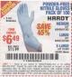 Harbor Freight Coupon HARDY 5 MIL NITRILE POWDER-FREE GLOVES, LIGHT BLUE , 100-PACK Lot No. 64417/64418/68496/61363/68497/61360/68498/61359 Expired: 1/1/16 - $6.49