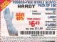 Harbor Freight Coupon POWDER-FREE NITRILE GLOVES PACK OF 100 Lot No. 68496/61363/97581/68497/61360/68498/61359 Expired: 1/20/16 - $6.49