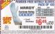Harbor Freight Coupon HARDY 5 MIL NITRILE POWDER-FREE GLOVES, LIGHT BLUE , 100-PACK Lot No. 64417/64418/68496/61363/68497/61360/68498/61359 Expired: 2/2/16 - $6.49