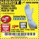 Harbor Freight Coupon POWDER-FREE NITRILE GLOVES PACK OF 100 Lot No. 68496/61363/97581/68497/61360/68498/61359 Expired: 3/1/18 - $5.99