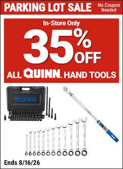Harbor Freight Coupon 35 percent off coupon expires: 8/16/26