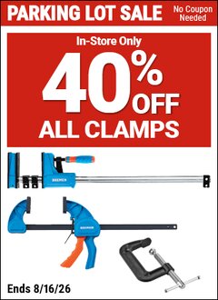 Harbor Freight Coupon 40 percent off coupon expires: 8/16/26